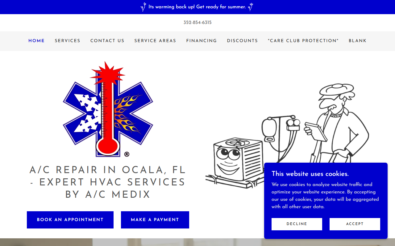 1800acmedic.com screenshot