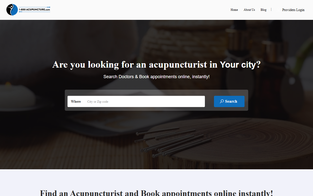 1800acupuncture.com screenshot
