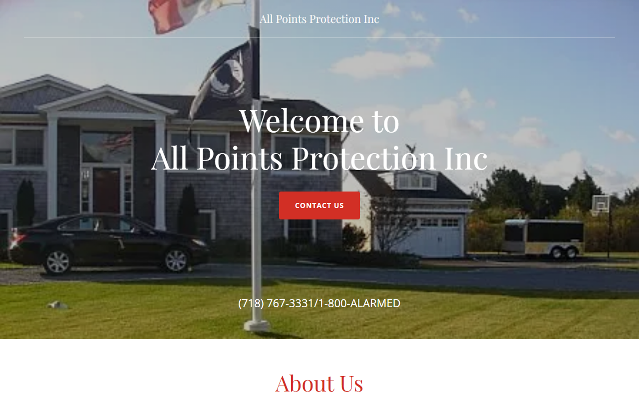 1800alarmed.com screenshot