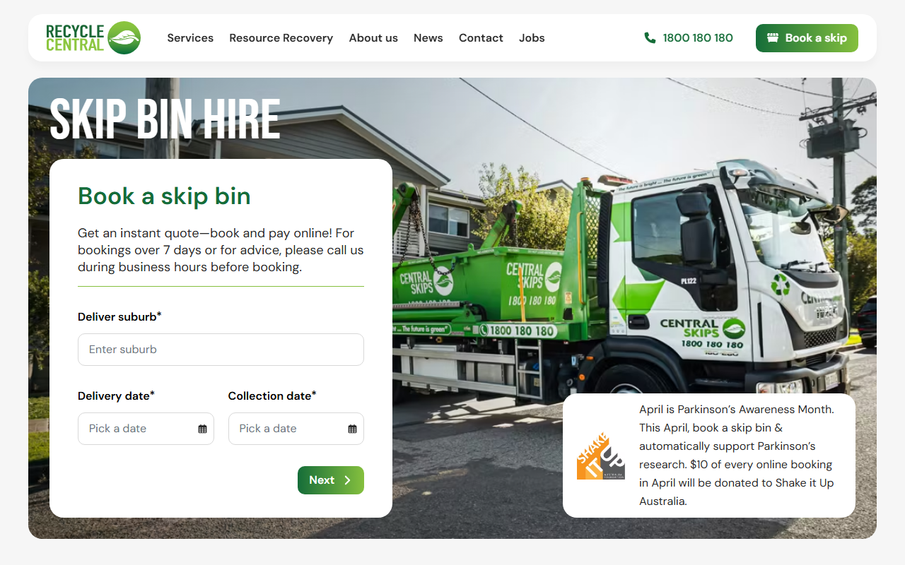 1800allskips.com screenshot