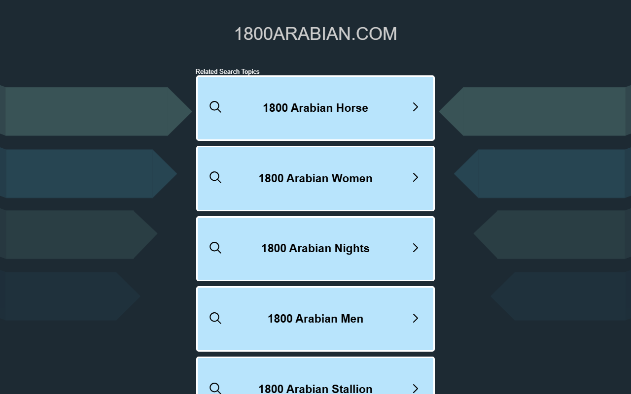 1800arabian.com screenshot