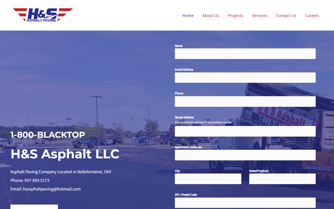 1800asphaltnow.com screenshot