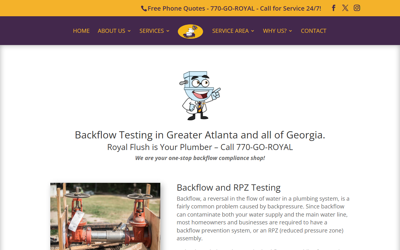 1800backflow.com screenshot