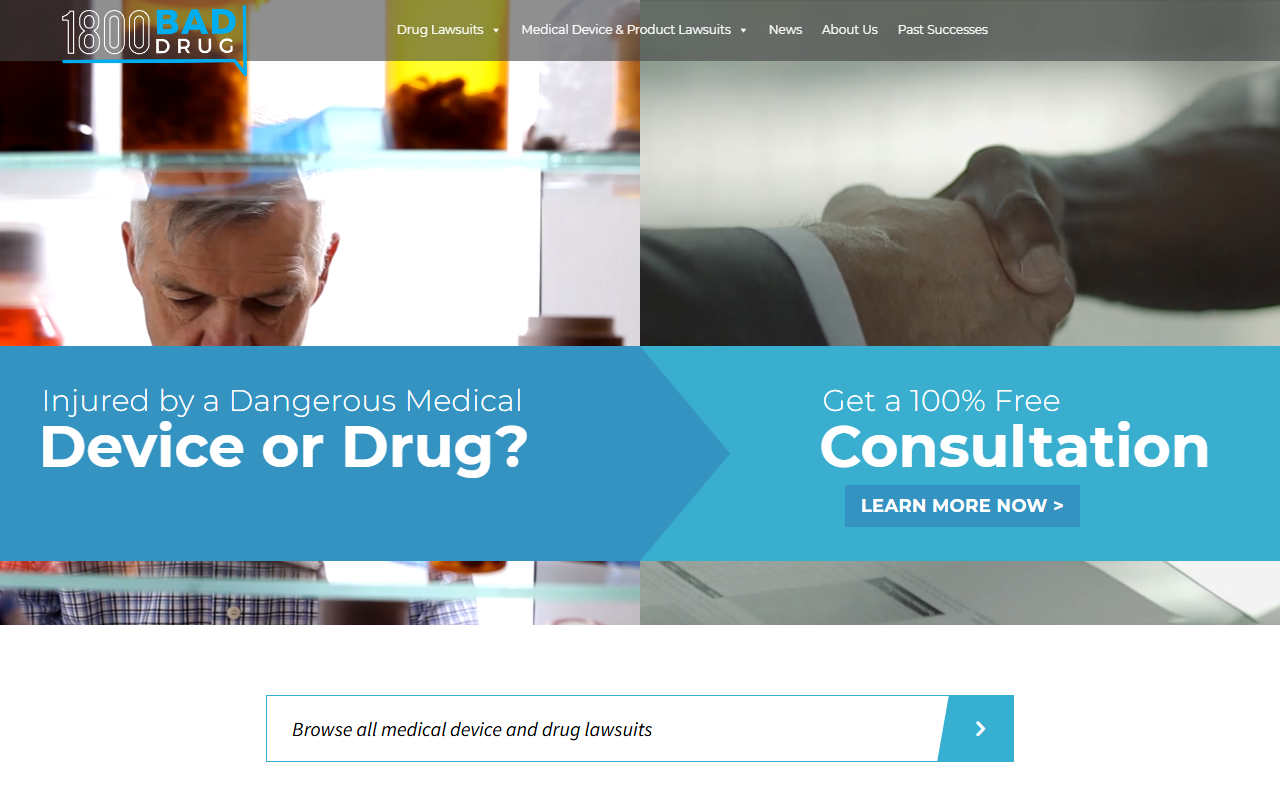 1800baddrug.com screenshot