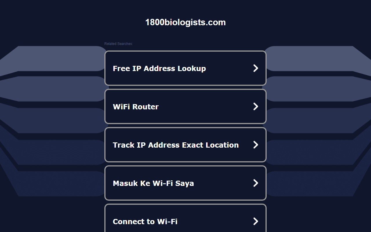 1800biologists.com screenshot
