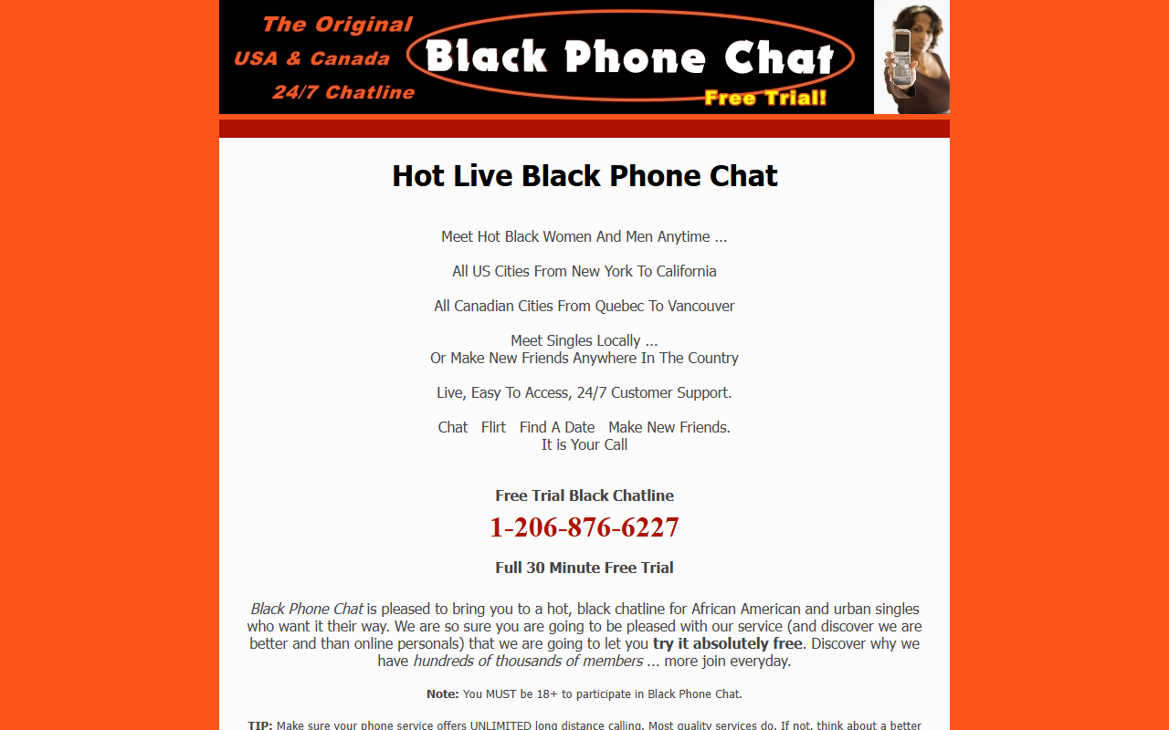 1800blacksingles.com screenshot