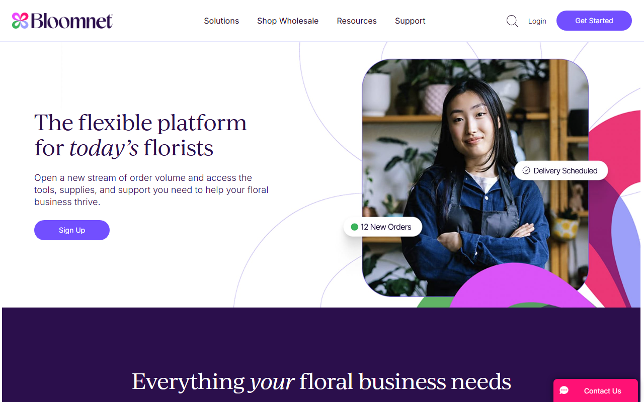1800bloomnet.com screenshot