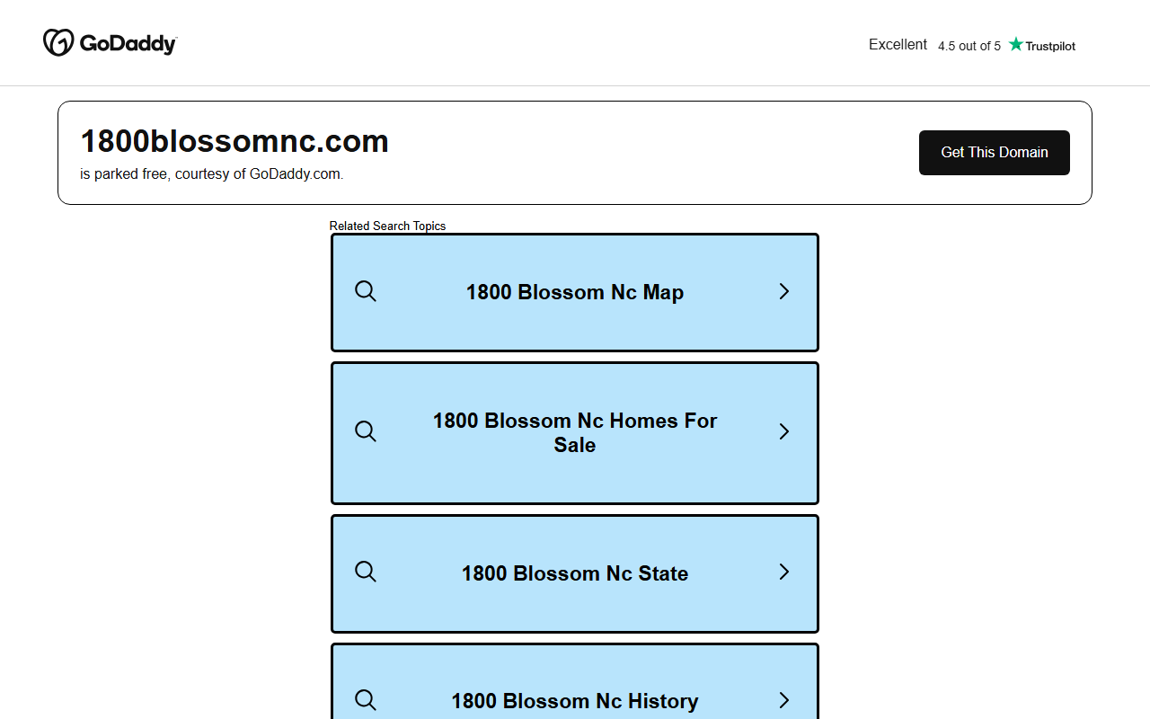 1800blossomnc.com screenshot