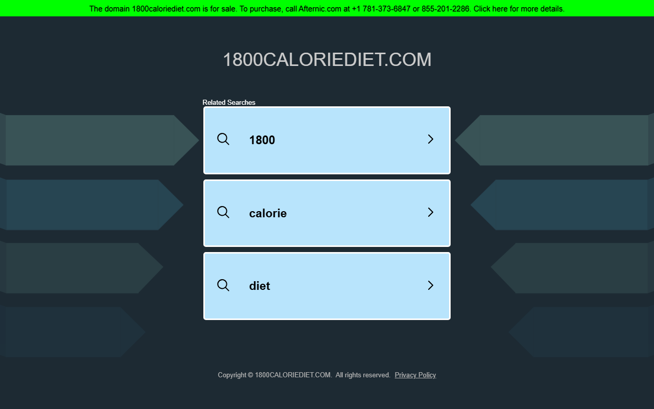 1800caloriediet.com screenshot