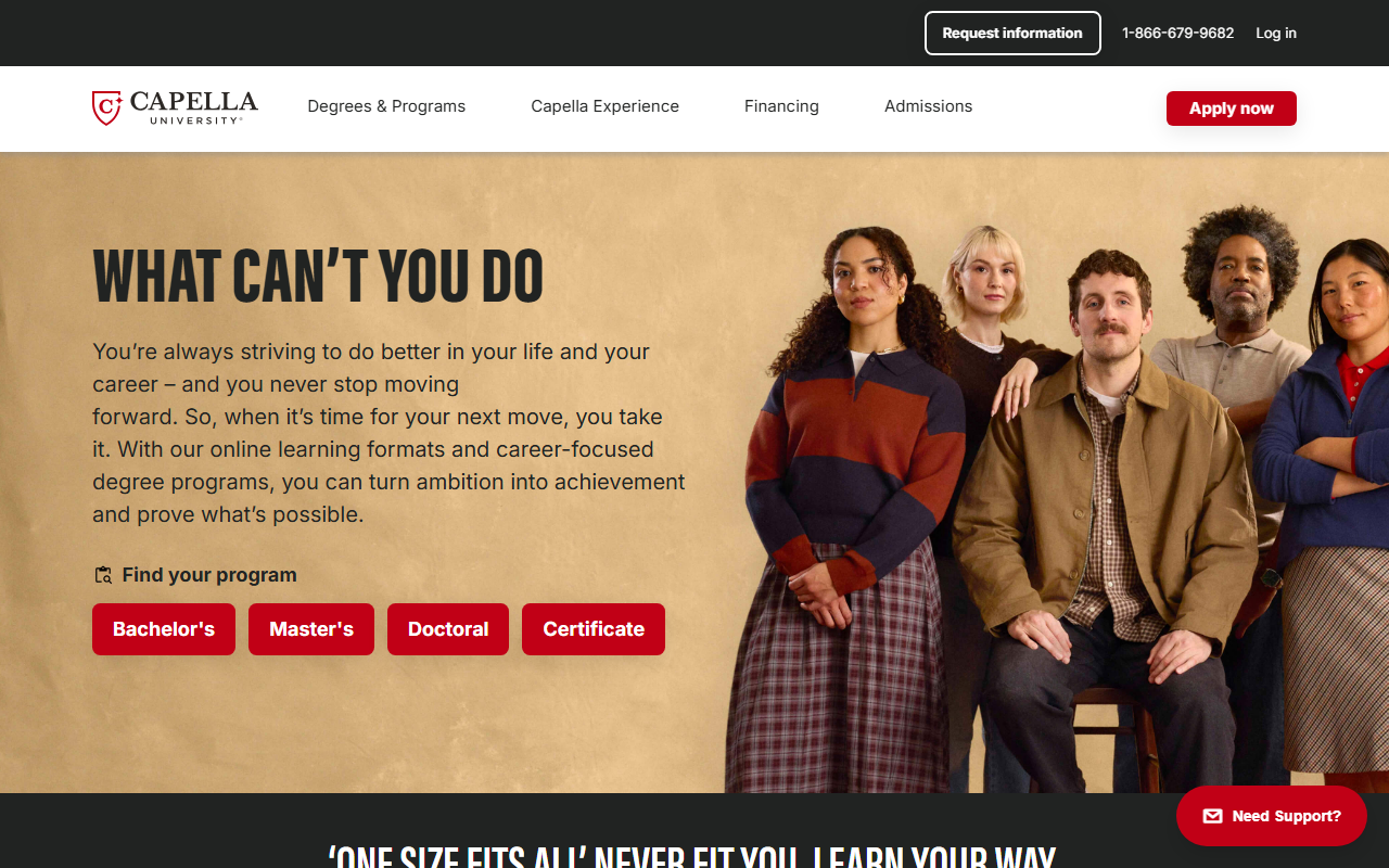1800capella.com screenshot