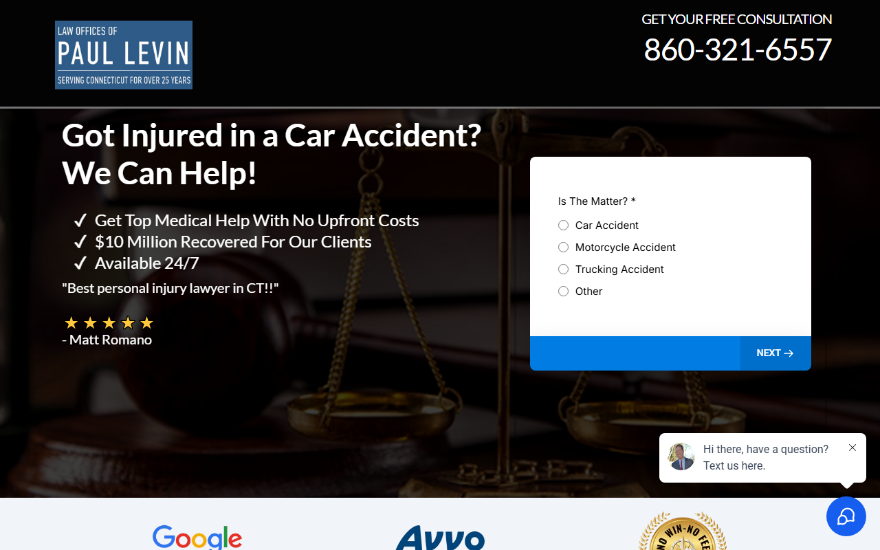 1800carlawyer.com screenshot