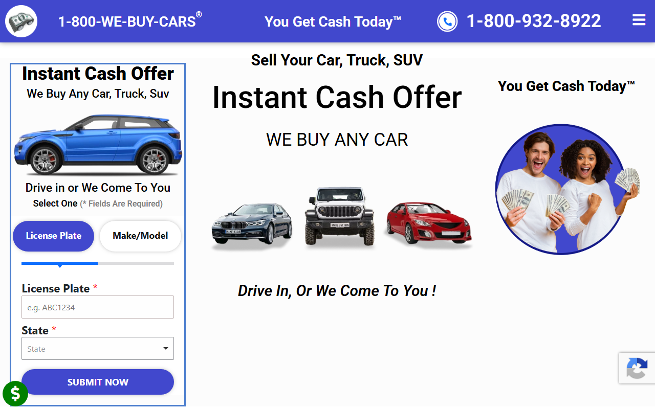 1800cars4sale.com screenshot