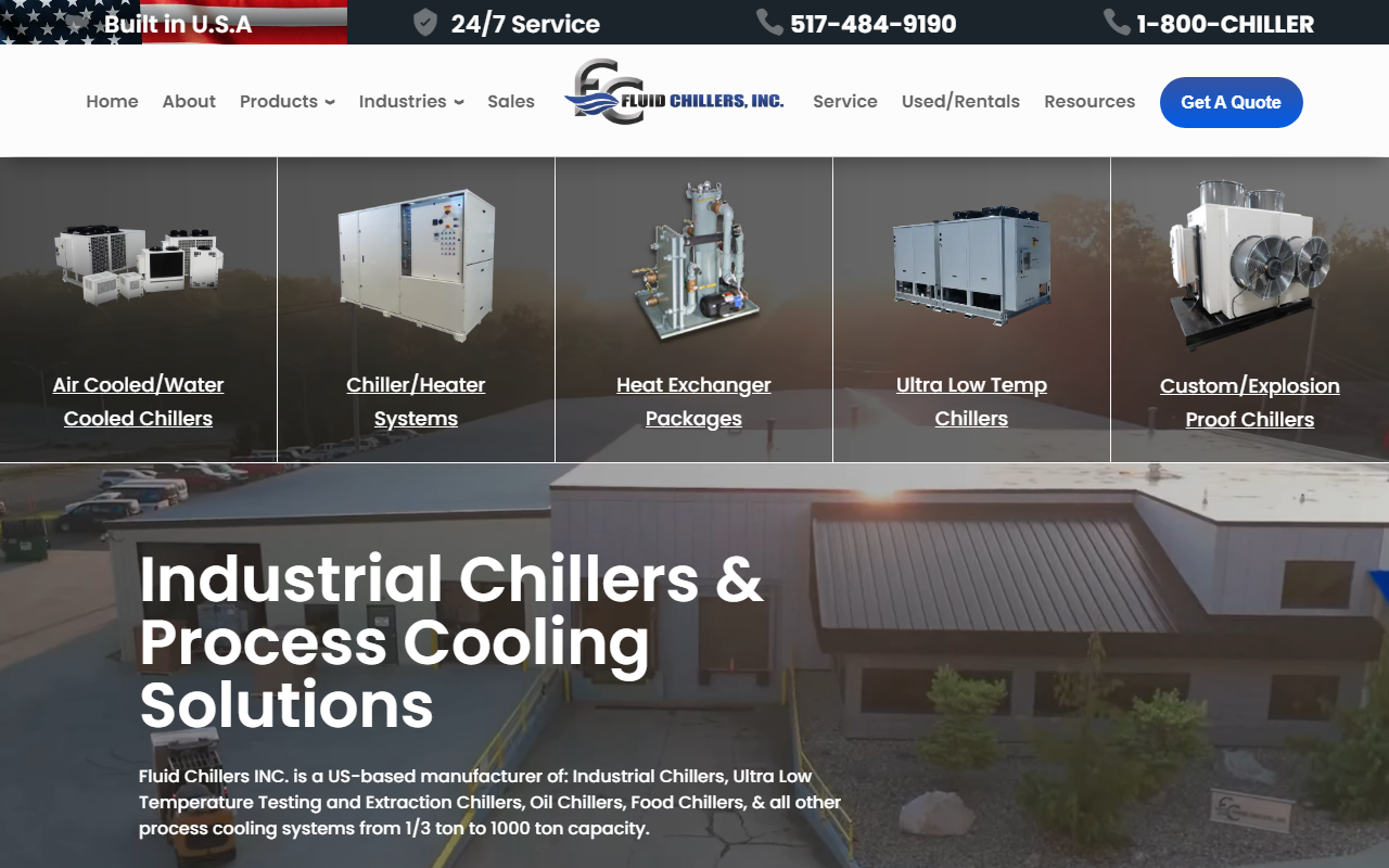 1800chiller.com screenshot