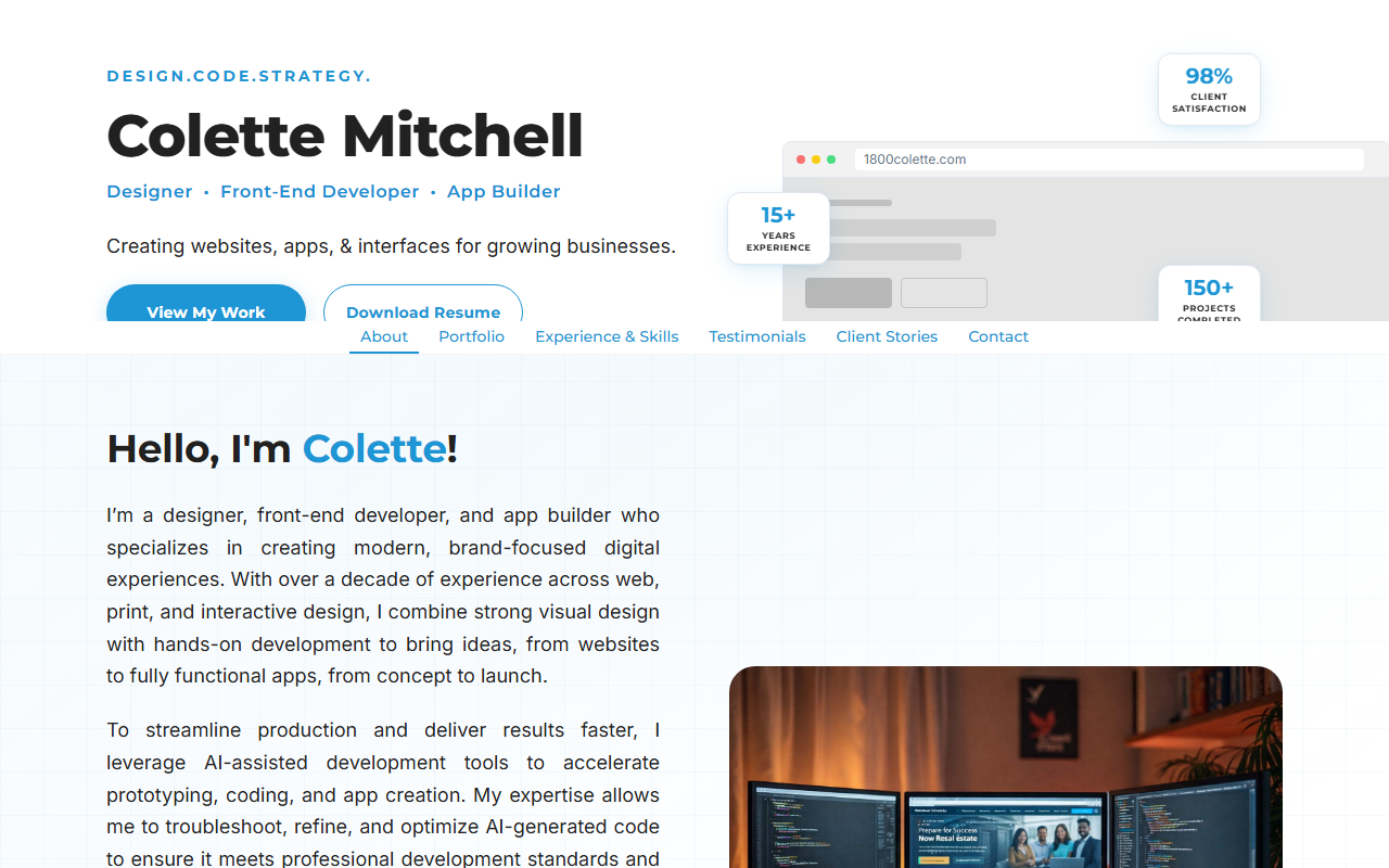 1800colette.com screenshot