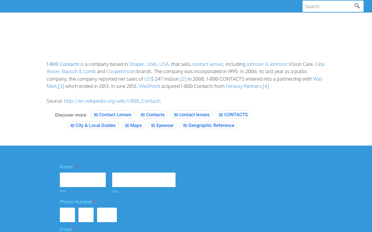 1800contracts.com screenshot