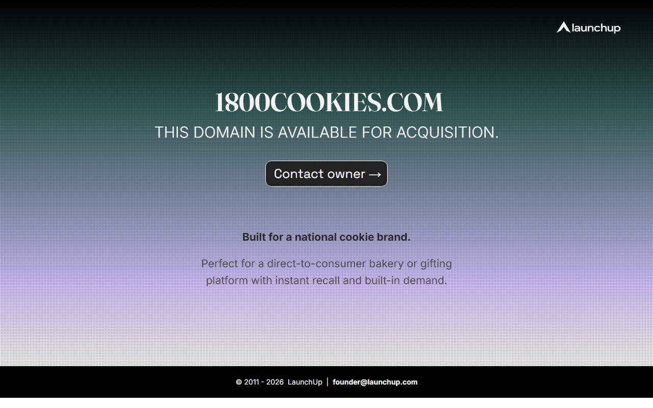 1800cookies.com screenshot
