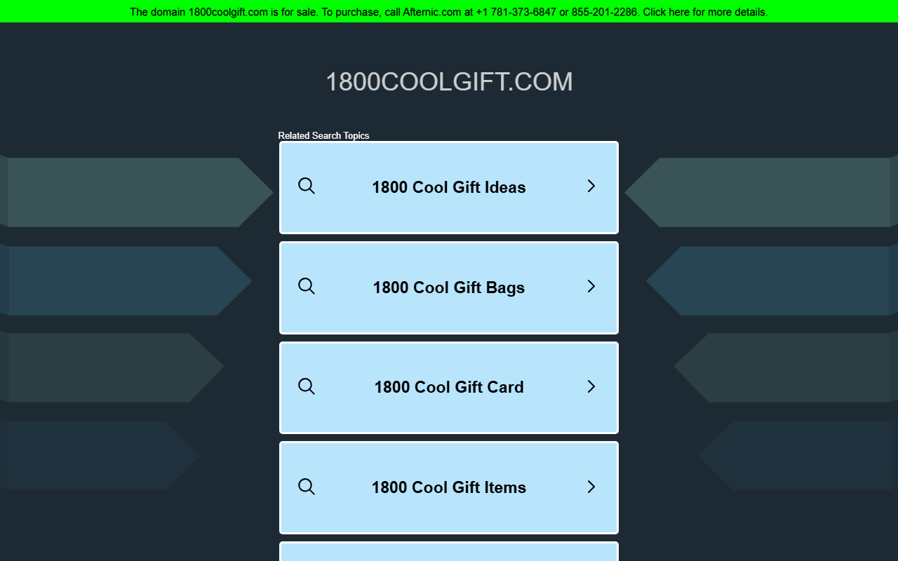 1800coolgift.com screenshot