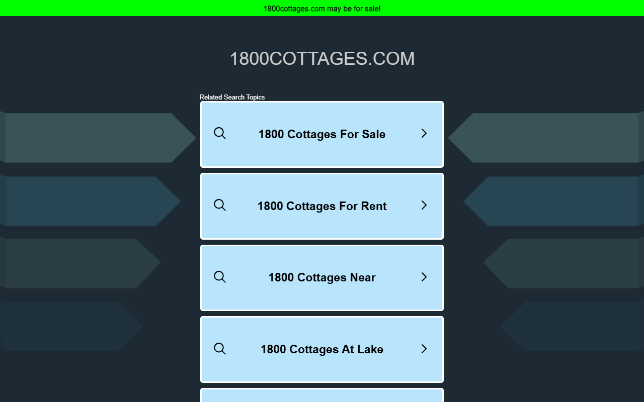 1800cottages.com screenshot