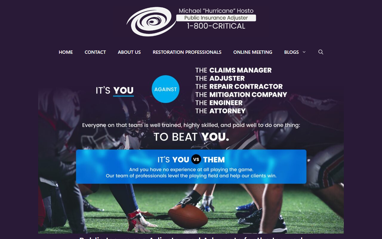1800critical.com screenshot