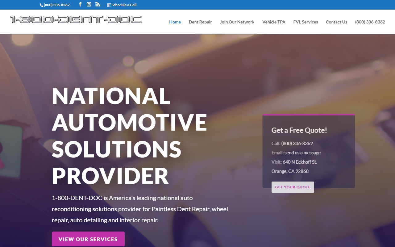 1800dentdoc.com screenshot