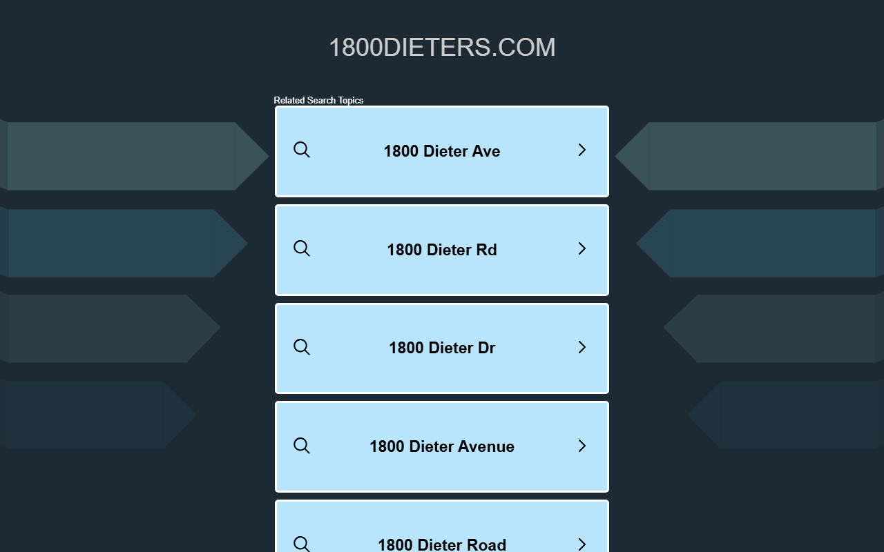 1800dieters.com screenshot