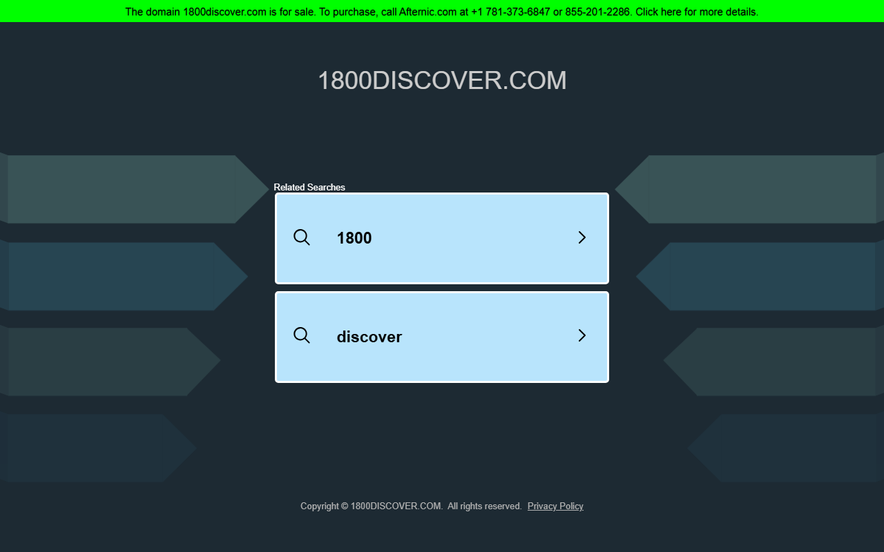 1800discover.com screenshot