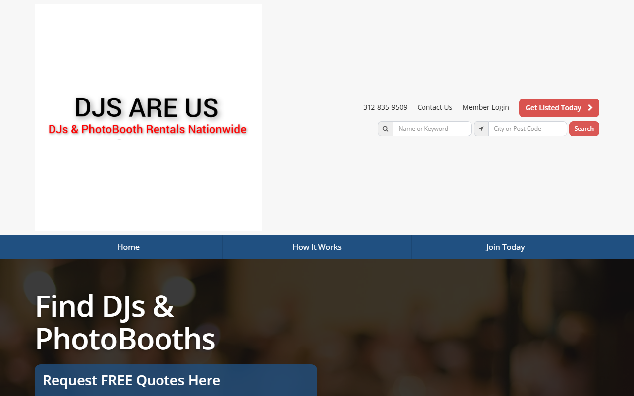 1800djsareus.com screenshot