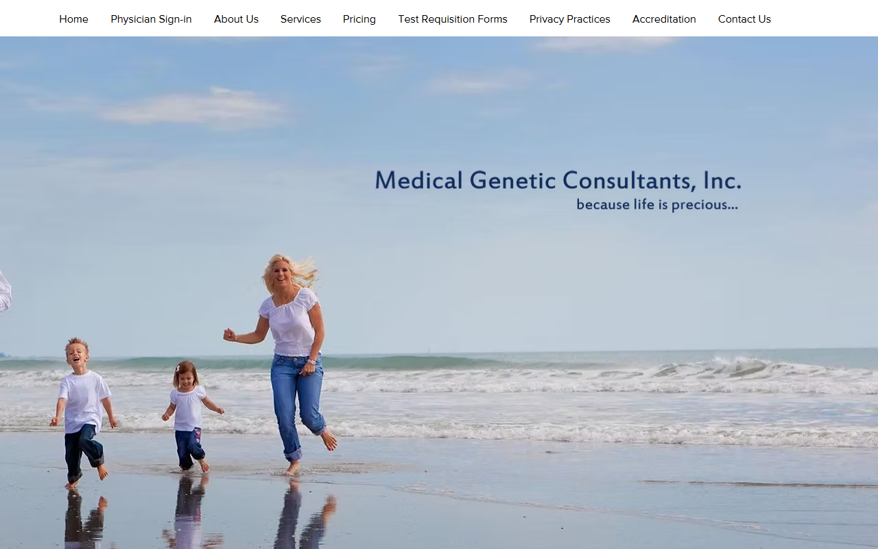 1800dnagene.com screenshot