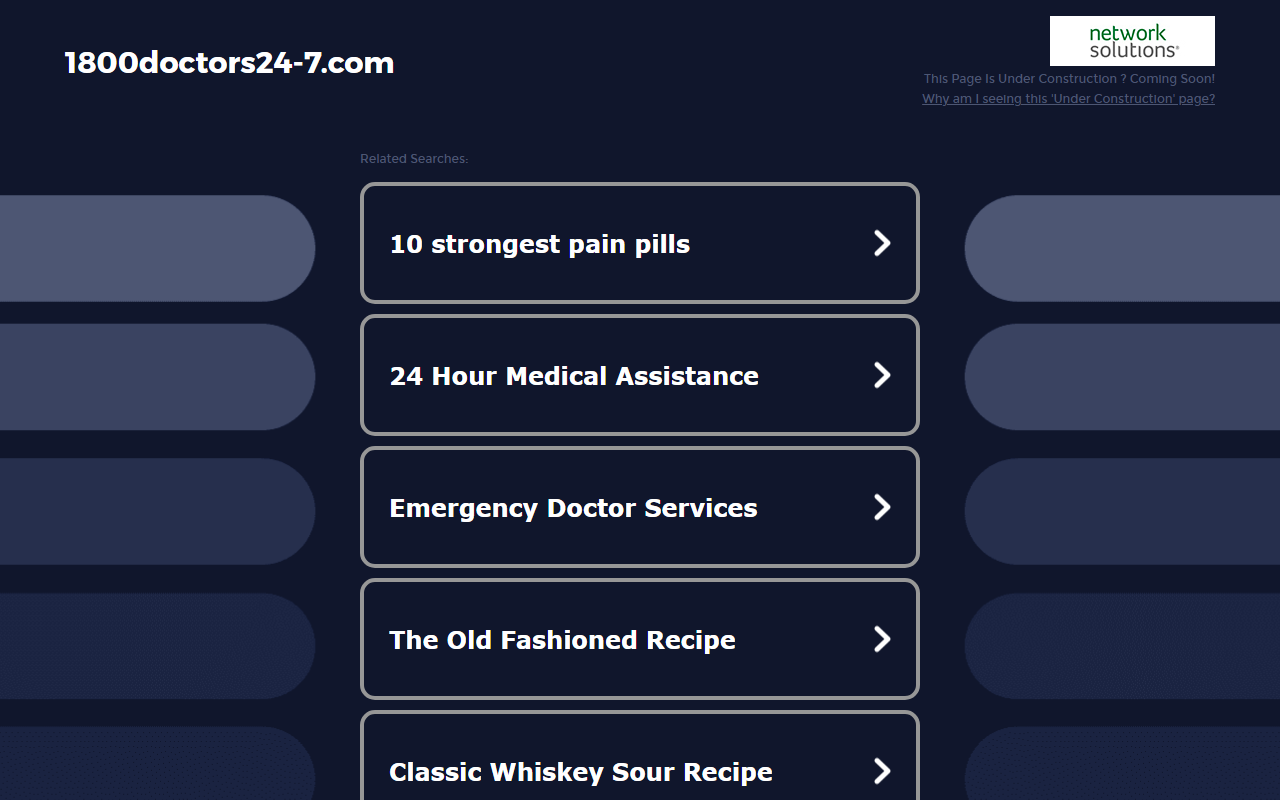 1800doctors24-7.com screenshot