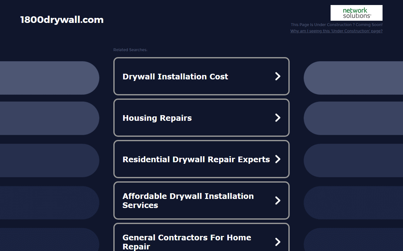 1800drywall.com screenshot