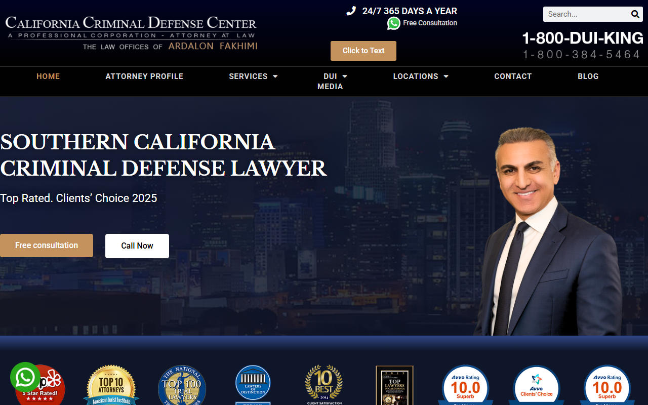 1800duihotline.com screenshot