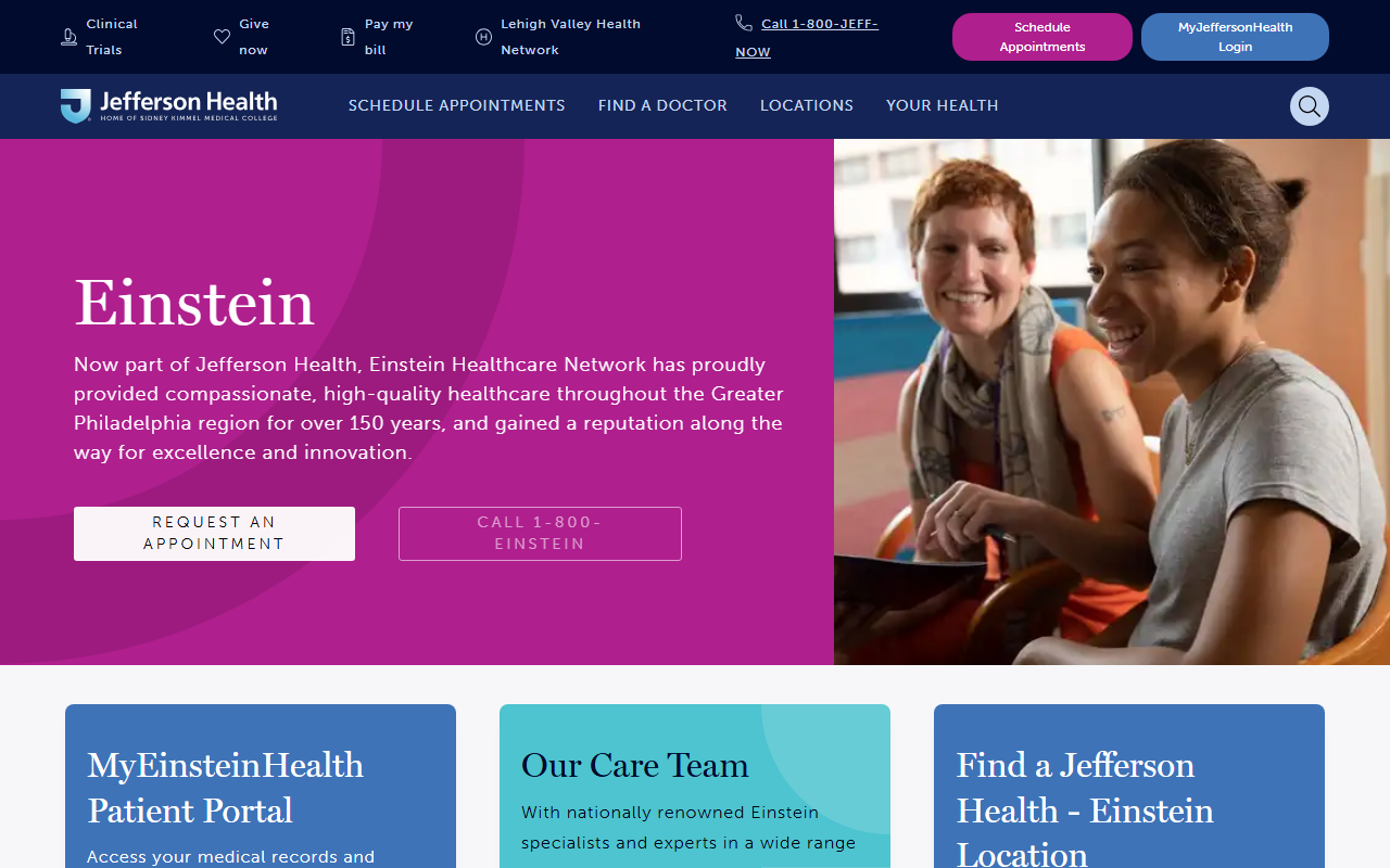 1800einstein.com screenshot