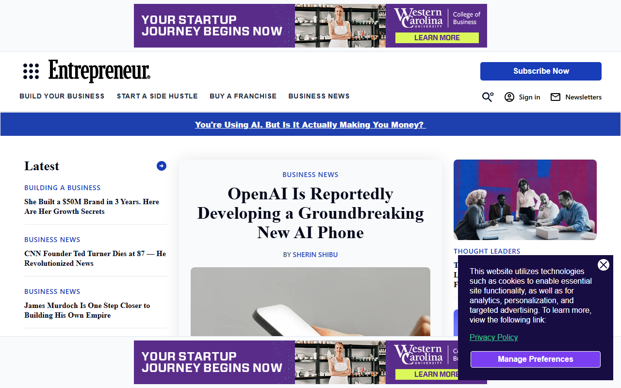 1800entrepreneur.com screenshot