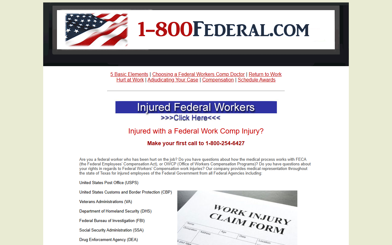 1800federal.com screenshot