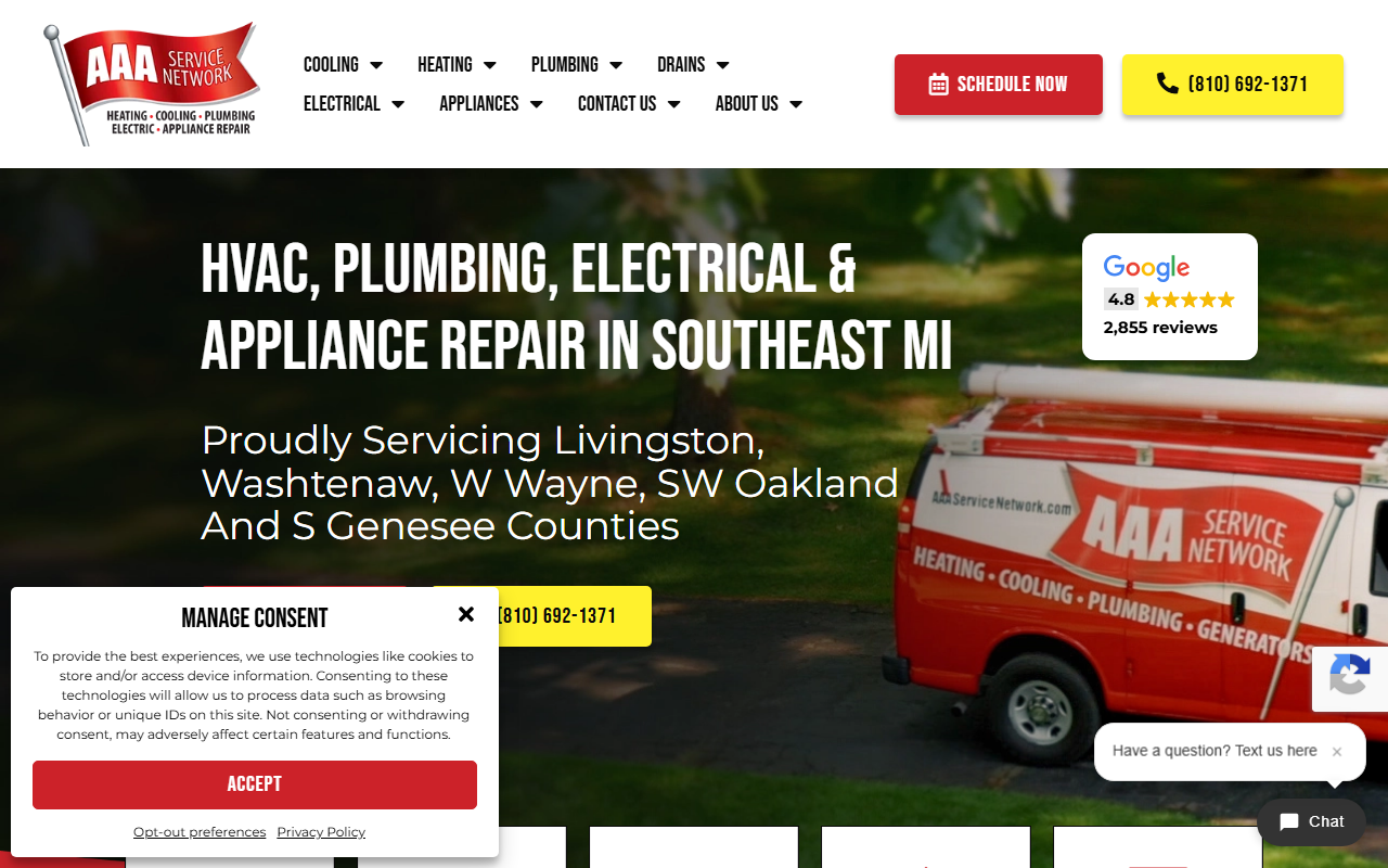 1800fixitnow.com screenshot