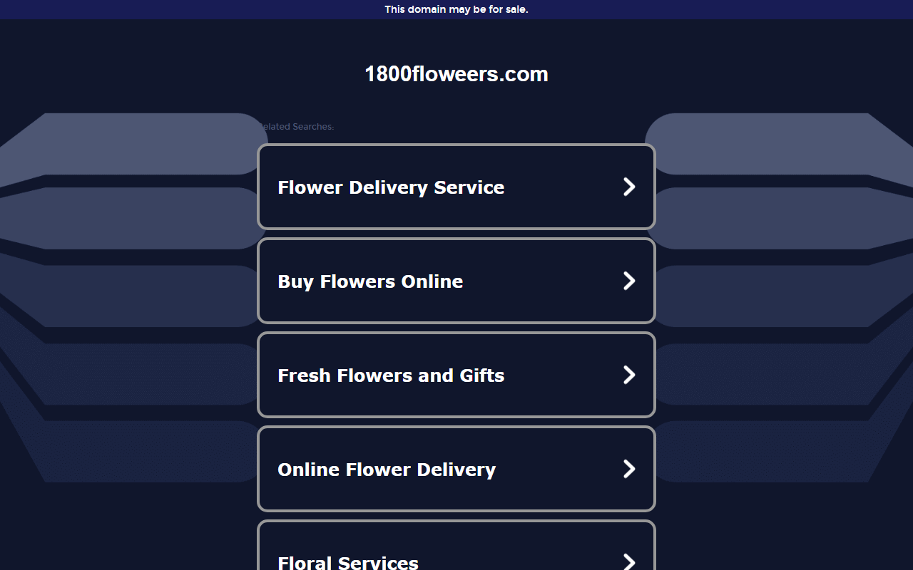 1800floweers.com screenshot