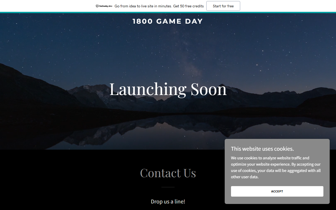 1800gameday.com screenshot