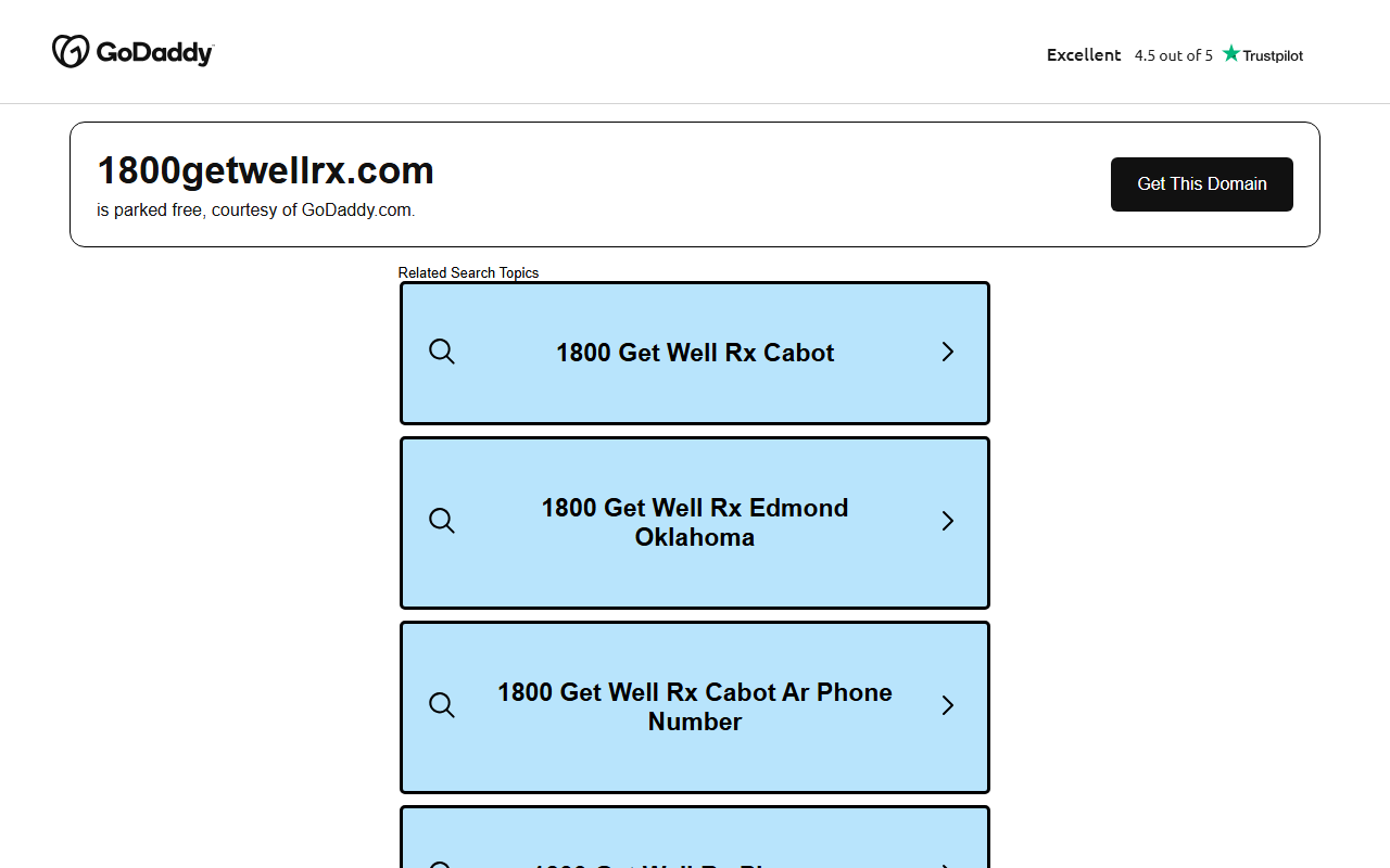 1800getwellrx.com screenshot