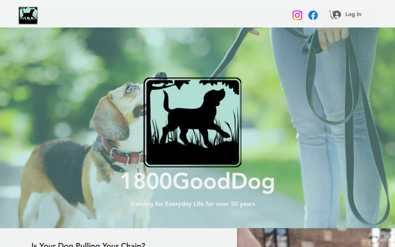 1800gooddog.com screenshot