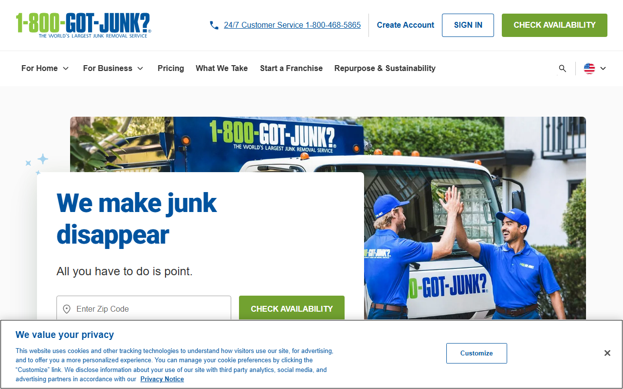 1800gotrubbish.com screenshot