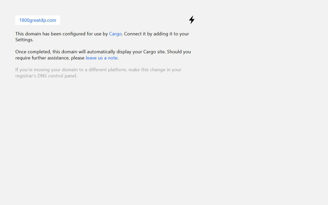 1800greatdp.com screenshot