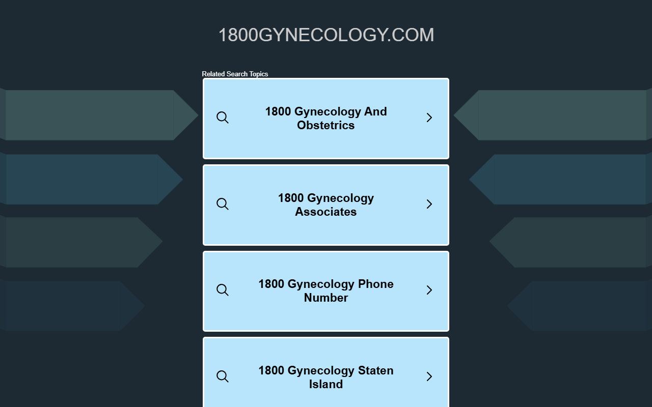1800gynecology.com screenshot
