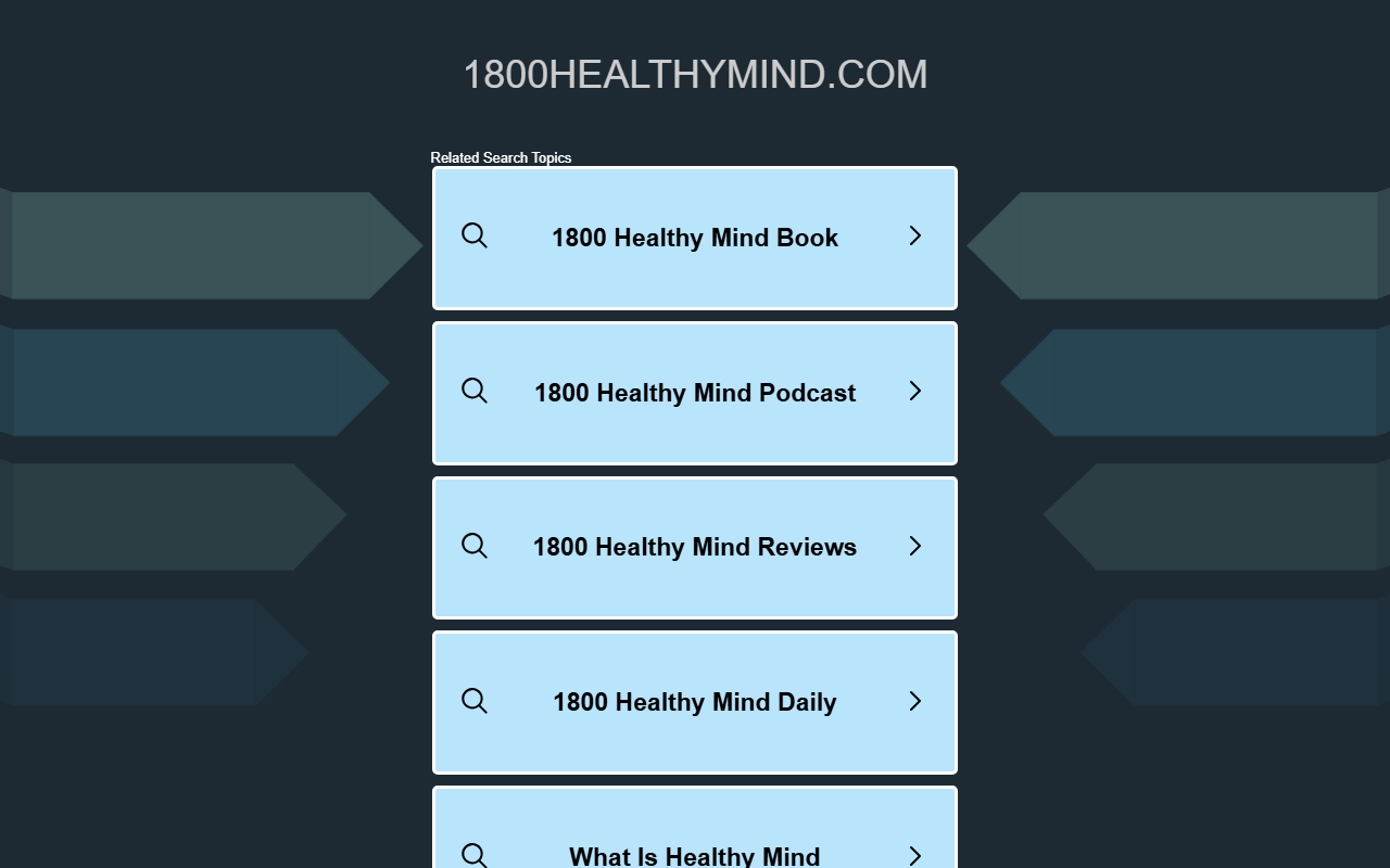 1800healthymind.com screenshot