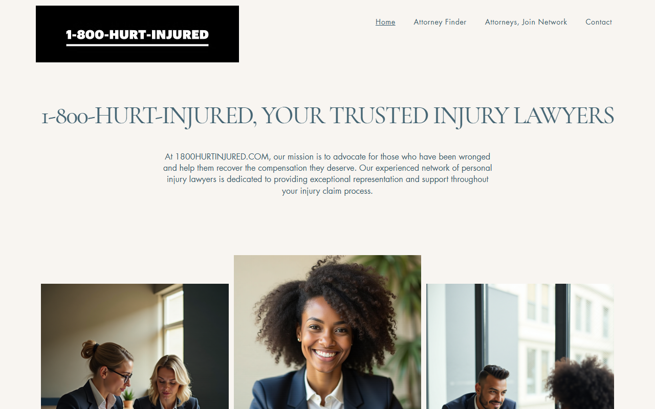 1800hurtattorney.com screenshot