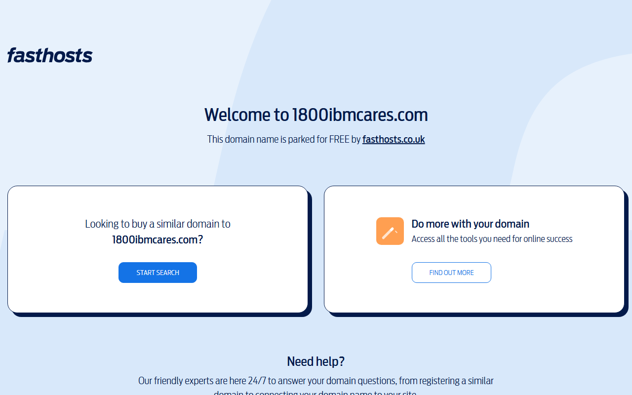 1800ibmcares.com screenshot