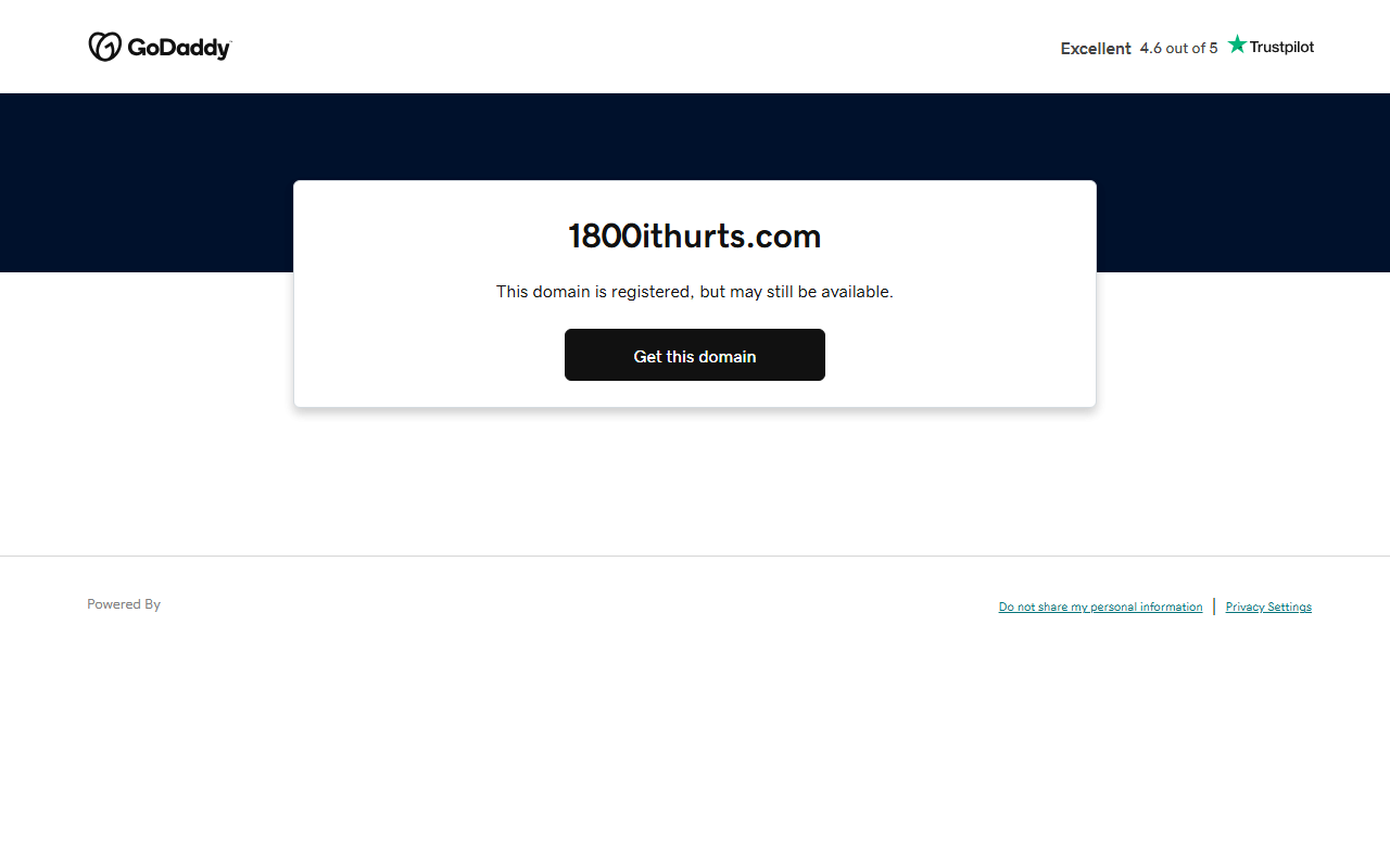 1800ithurts.com screenshot