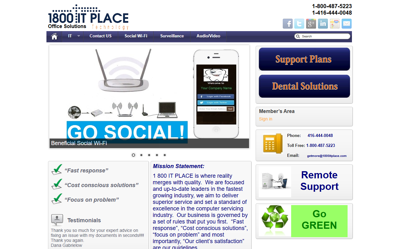 1800itplace.com screenshot