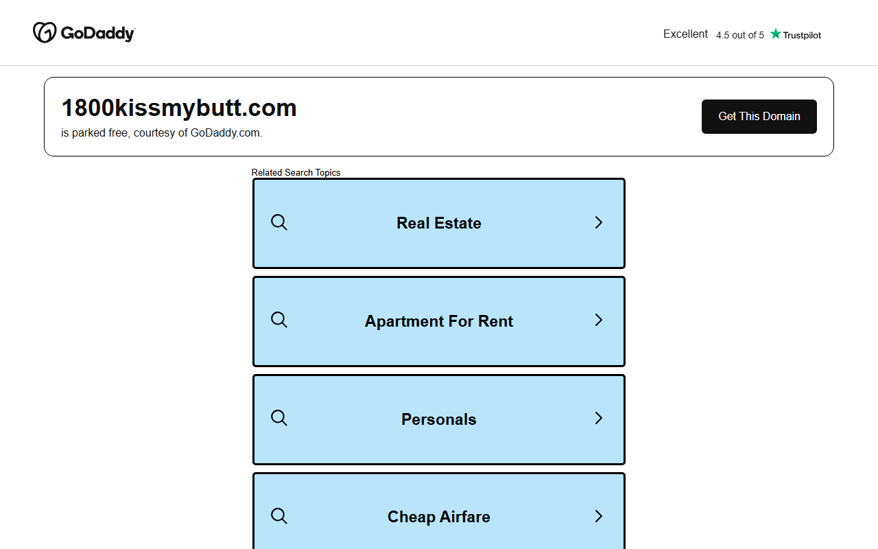 1800kissmybutt.com screenshot