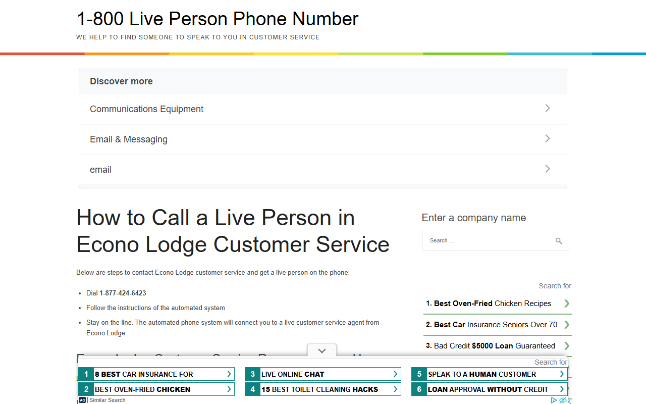 1800liveperson.com screenshot