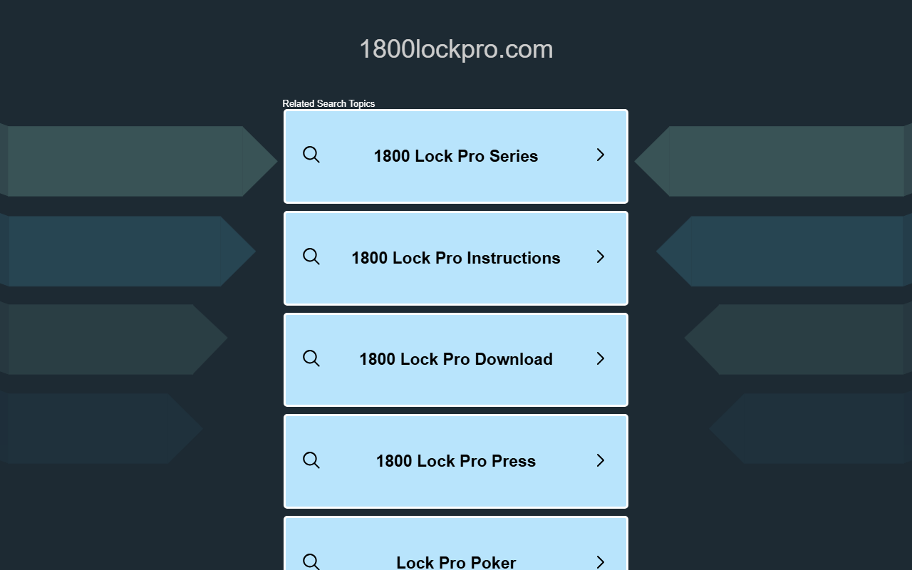1800lockpro.com screenshot